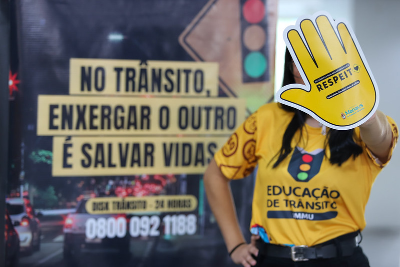 Manaus lança campanha ‘Maio Amarelo 2026’ com foco na conscientização no trânsito