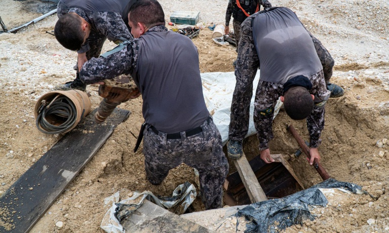 Força-tarefa federal destrói 23 bunkers usados pelo garimpo ilegal na Terra Indígena Sararé