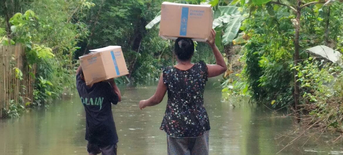 Cheias em Mianmar agravam crise alimentar e mobilizam ajuda urgente