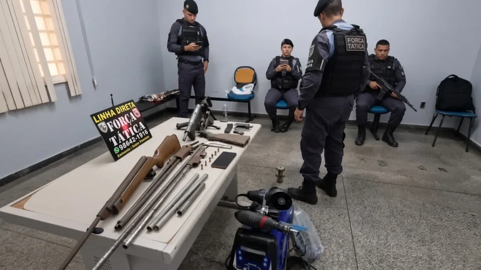 Homem é detido com armas caseiras e munições na zona Norte de Manaus